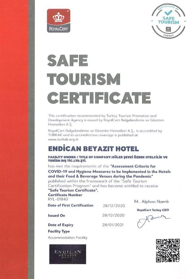 Endican Beyazit Hotel イスタンブール エクステリア 写真